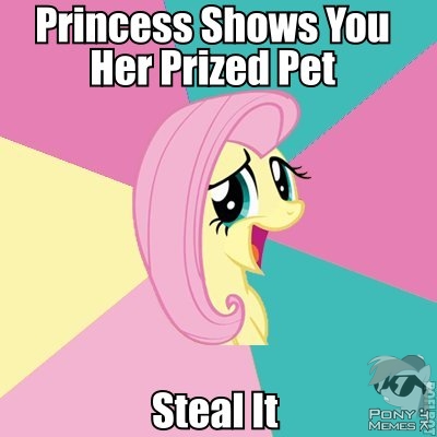 Fluttershy złodziejka