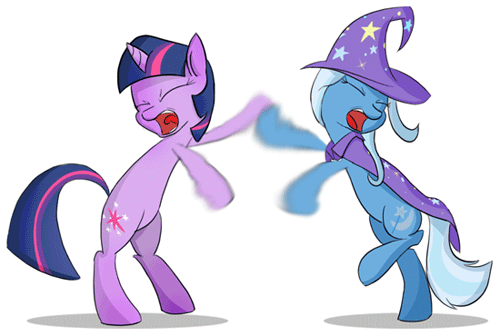 Trixie konta Twilight Sparkle