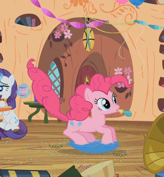 Pinkie Pie dobrze się bawi