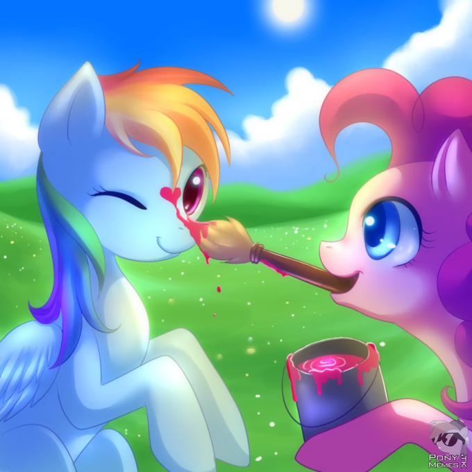 Pinkie i Rainbow