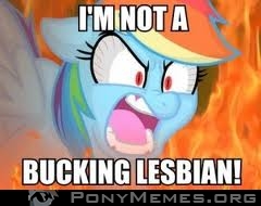 SHE IS NOT A LESBIAN!