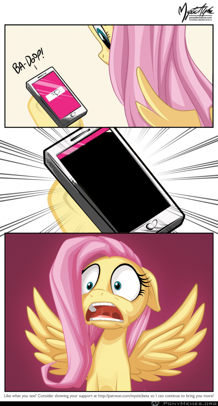 Fluttershy and sms